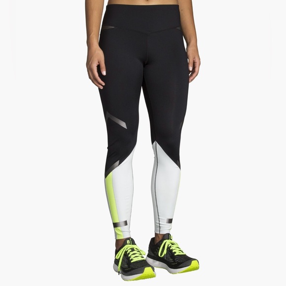 Brooks Women’s Running Carbonite Tight/ Leggings 7/8 Visible In The Dark-M - Picture 4 of 15